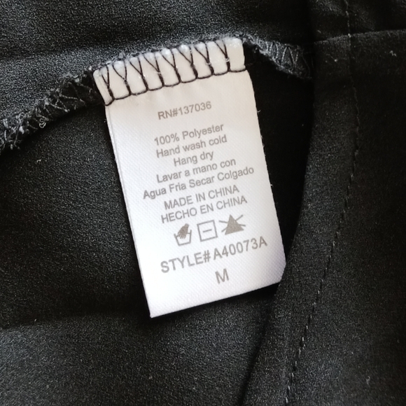 Paper Crane Black Sleeveless Dress Size Medium - Picture 3 of 4